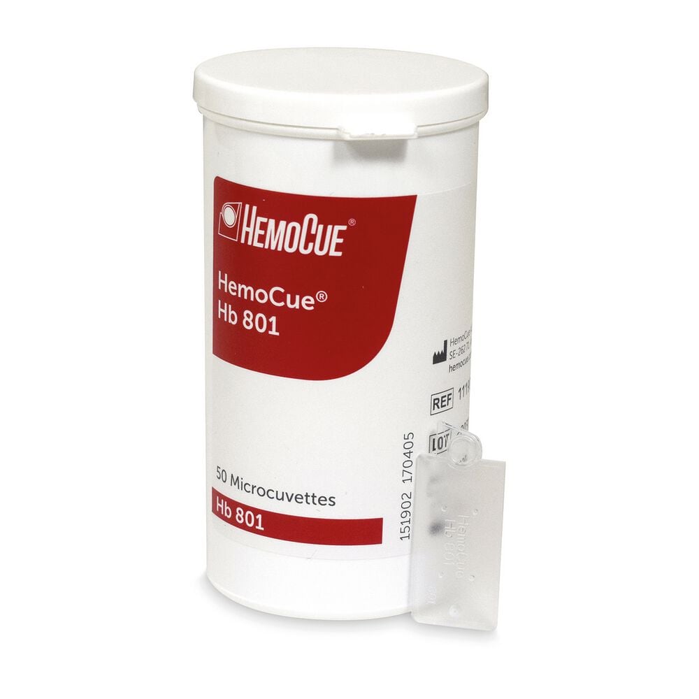Zubehör Hitado Microcuvettes für den HemoCue@ hb 801 Analyse
