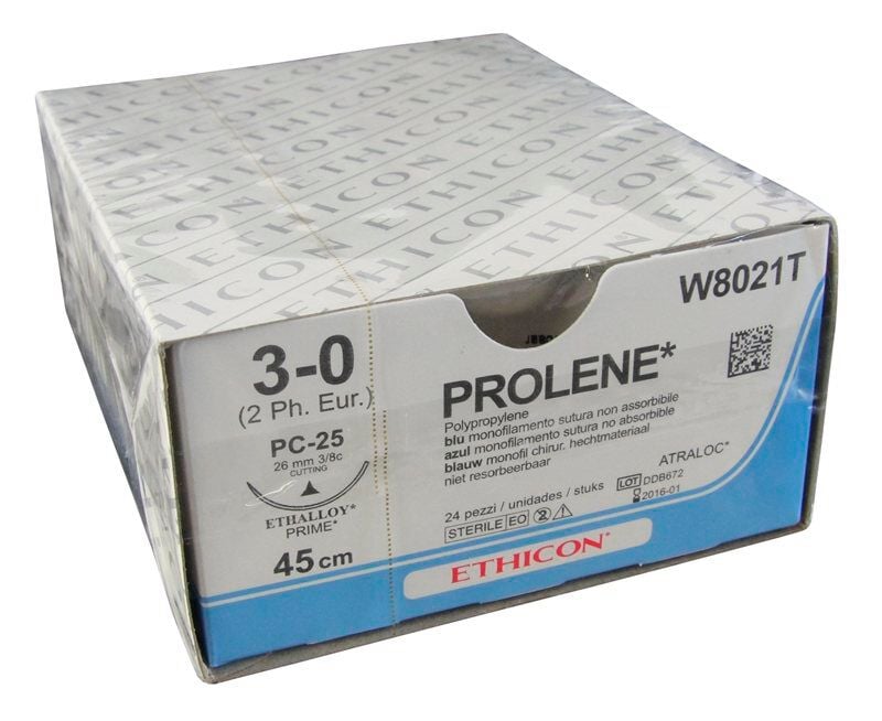 Ethicon Nahtmaterial Prolene blau monofil