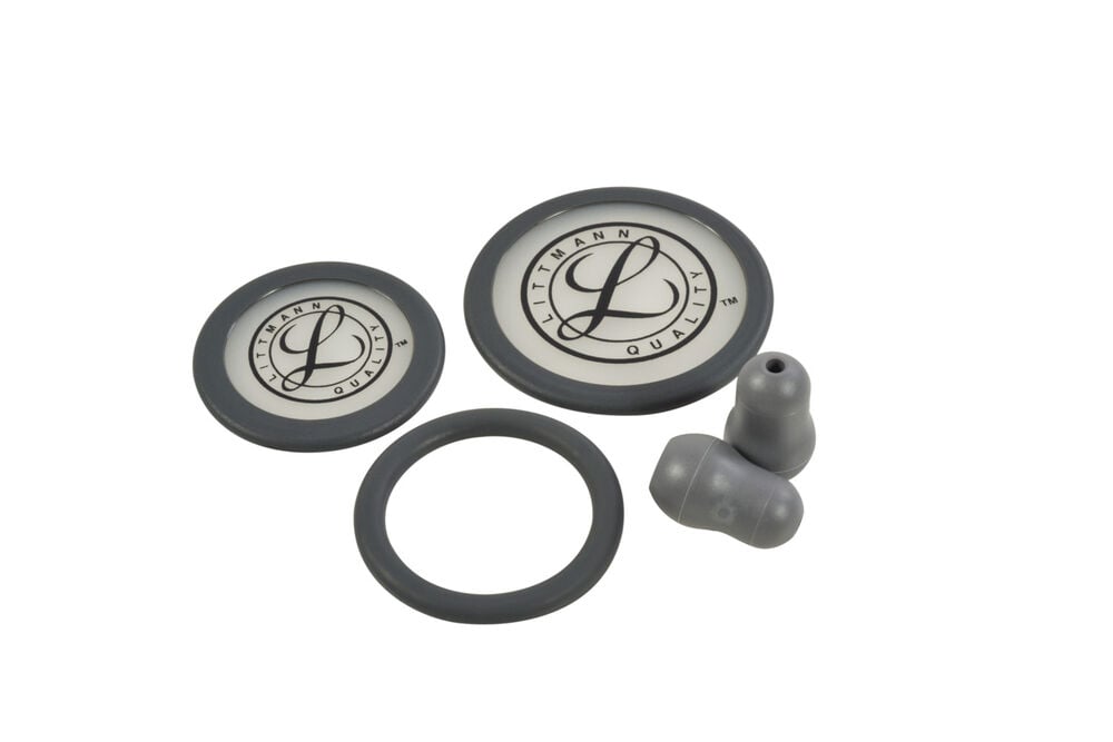 Littmann Stethoskop Ersatzteil-Set für Classic III und Caridology IV und Core digital grau