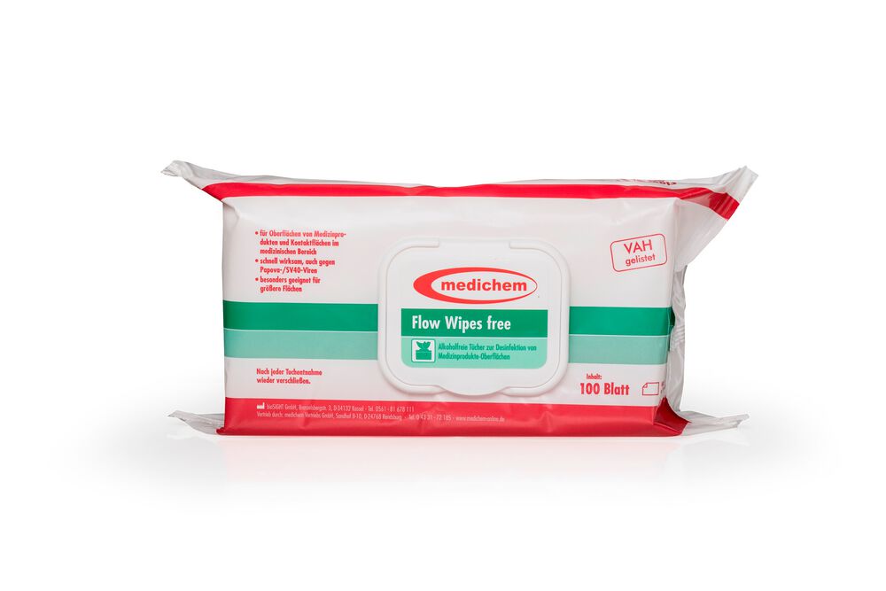 Medichem Flow Wipes alkoholfrei