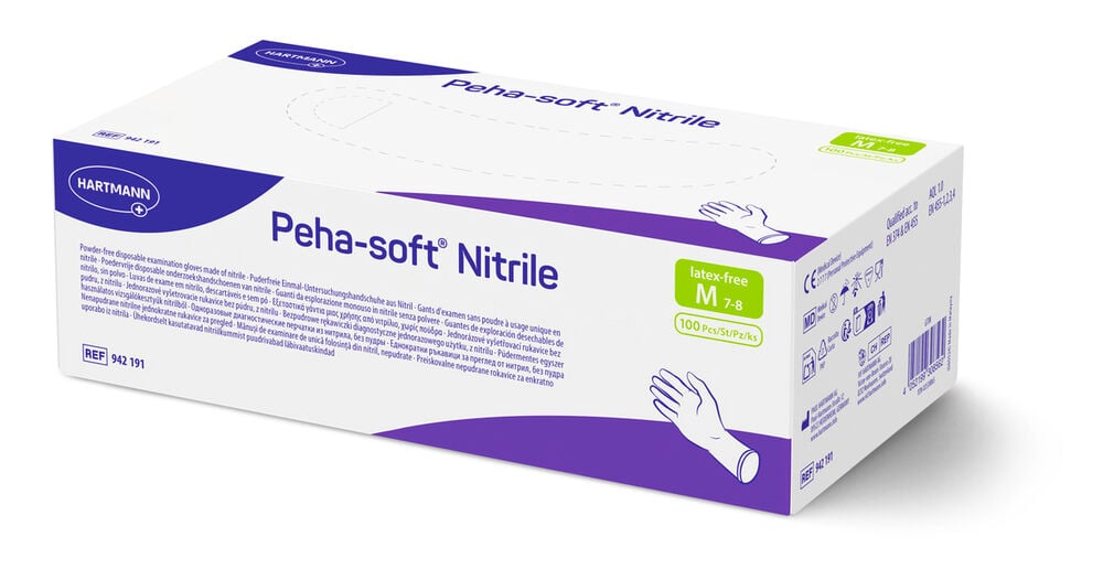 Hartmann puderfreie Untersuchungshandschuhe Peha-soft nitril