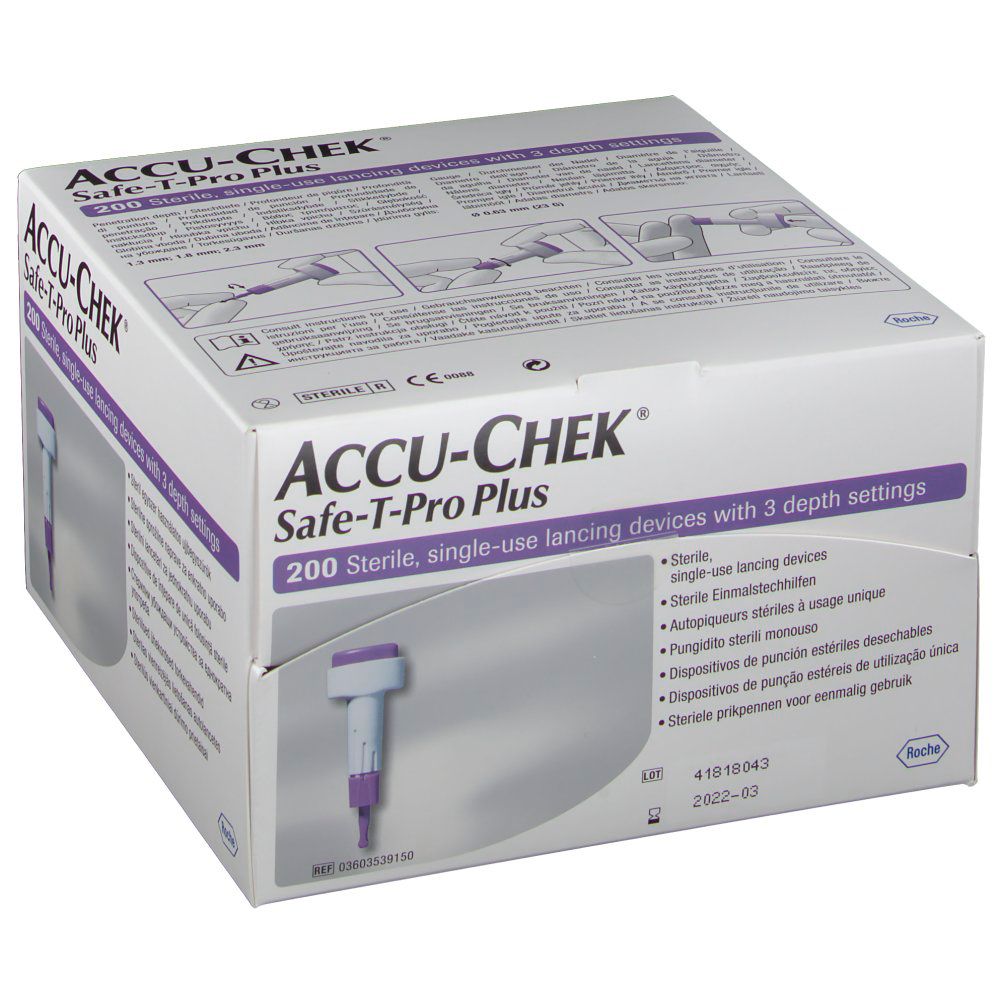 Roche Einmalstechhilfen Accu-Chek® Safe-T-Pro