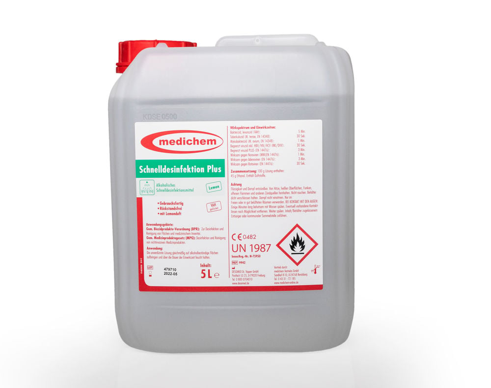 medichem Schnelldesinfektion plus Lemon