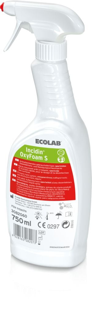 Ecolab Incidin™ OxyFoam S Reinigungs- und Desinfektionsschau