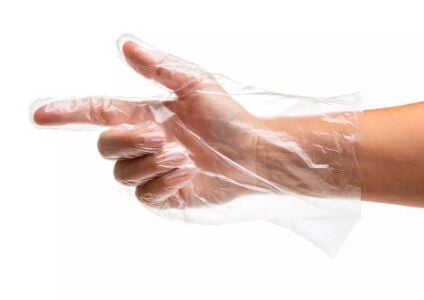 Ampri PE-Folien Handschuhe - Damen