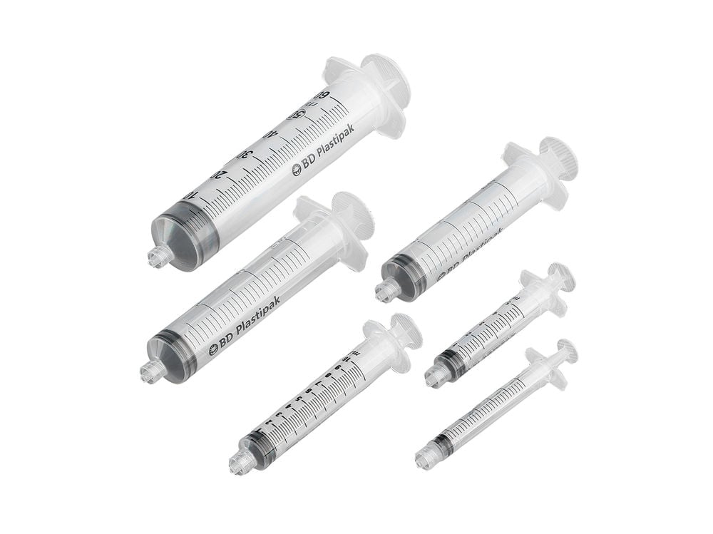 BD Plastipak™ Spritzen mit Luer-/  Luer-Lok-Ansatz