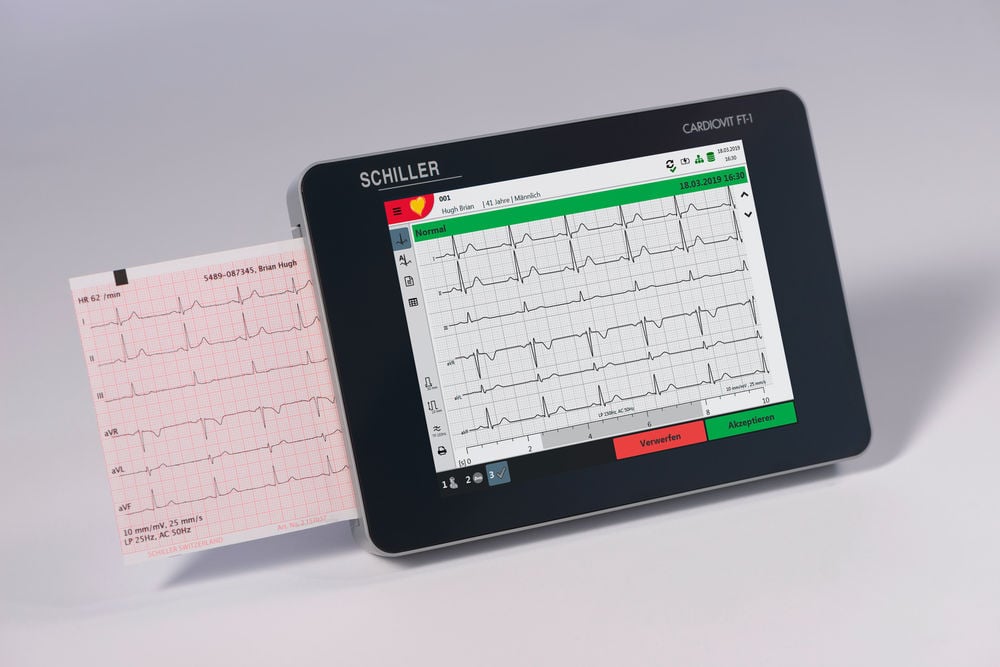 SCHILLER Cardiovit FT-1 – Das EKG Tablet