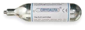Cryoalfa Europe Patrone für Lux, 16g N2O