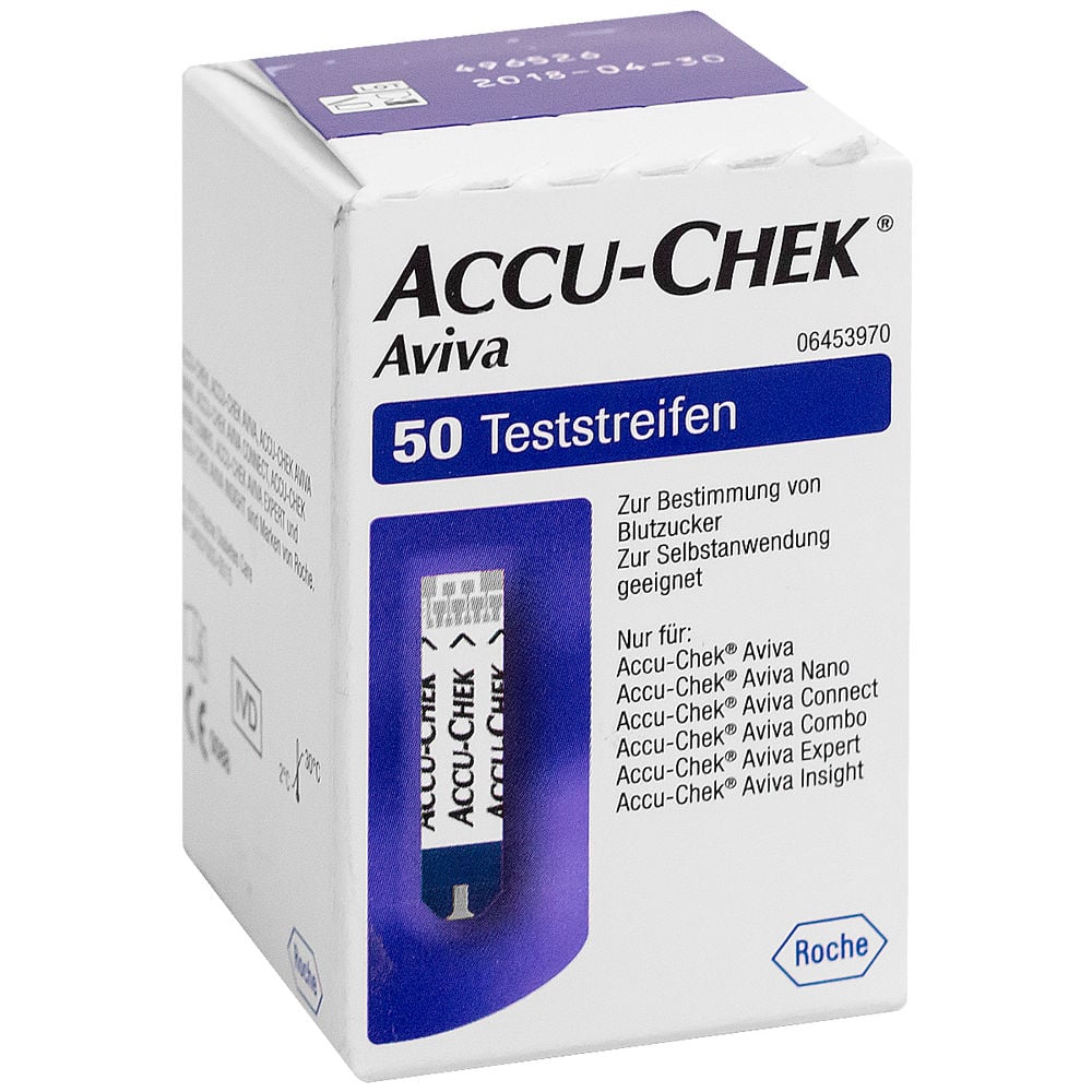 Teststreifen für Roche Glukosemessgeräte