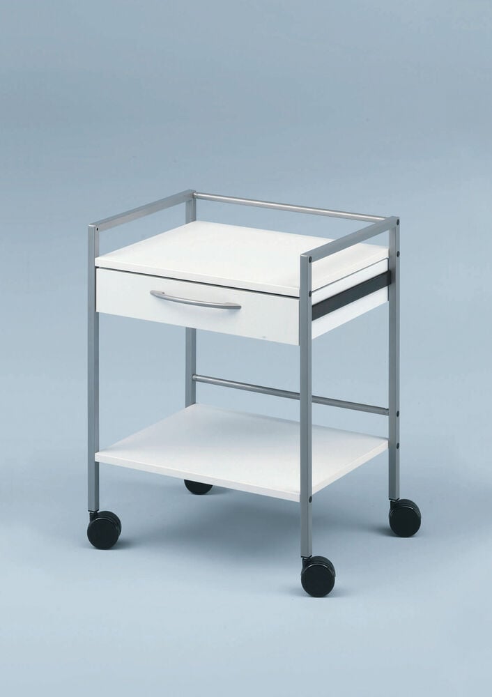 Vielzweckwagen mit 1 Schublade, RAL 9006