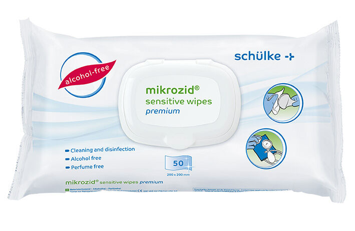 schülke mikrozid® sensitiv wipes p. Desinfektionstücher
