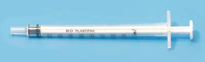 BD Plastipak™ TBC-Spritze ohne Kanüle